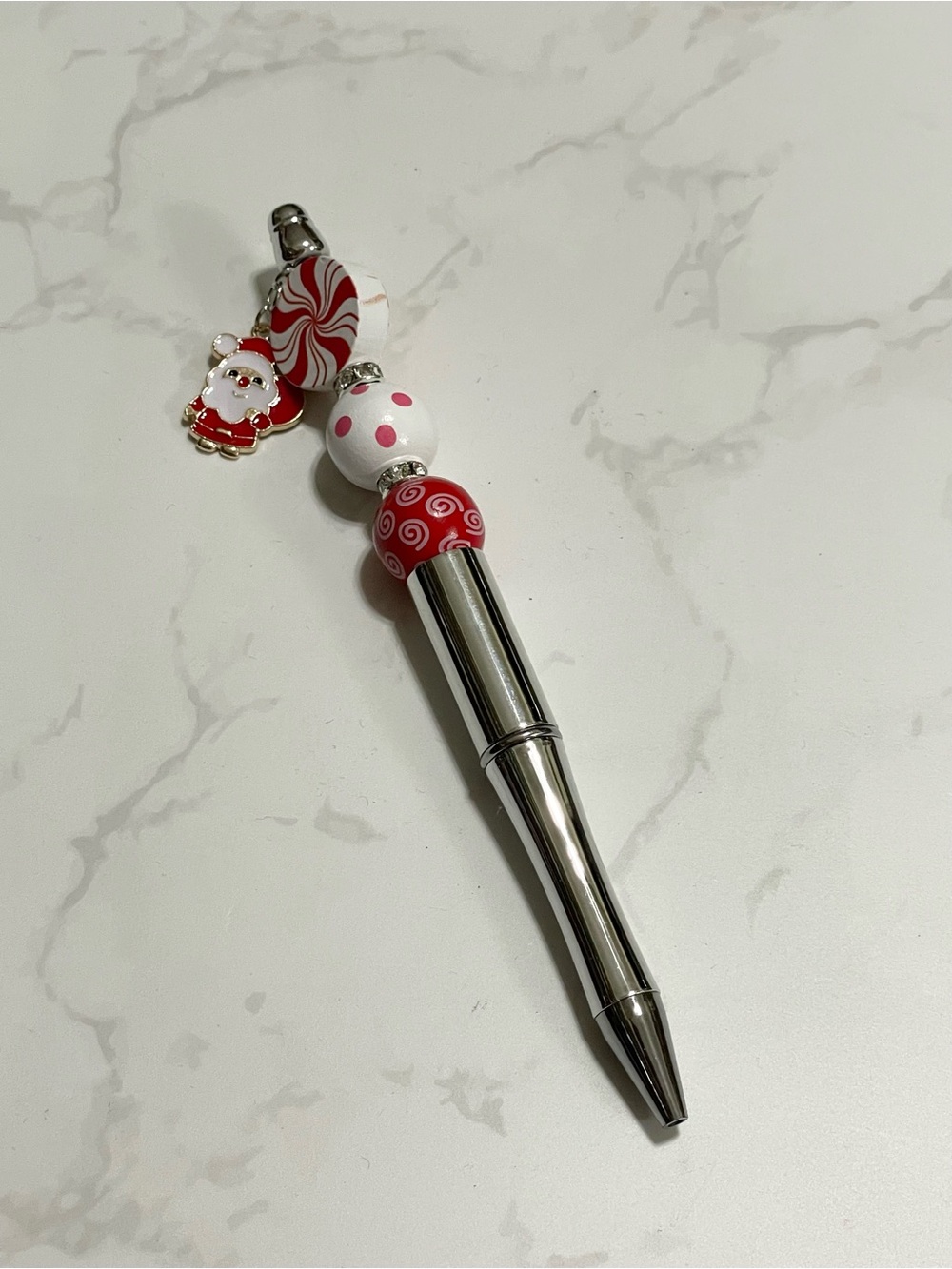 Santa Bead Ballpoint Pen